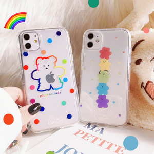 귀여운 특이한 아이폰 캐릭터 12 미니 곰돌이 젤리 범퍼 친환경 휴대폰 폰 케이스 쇼핑몰